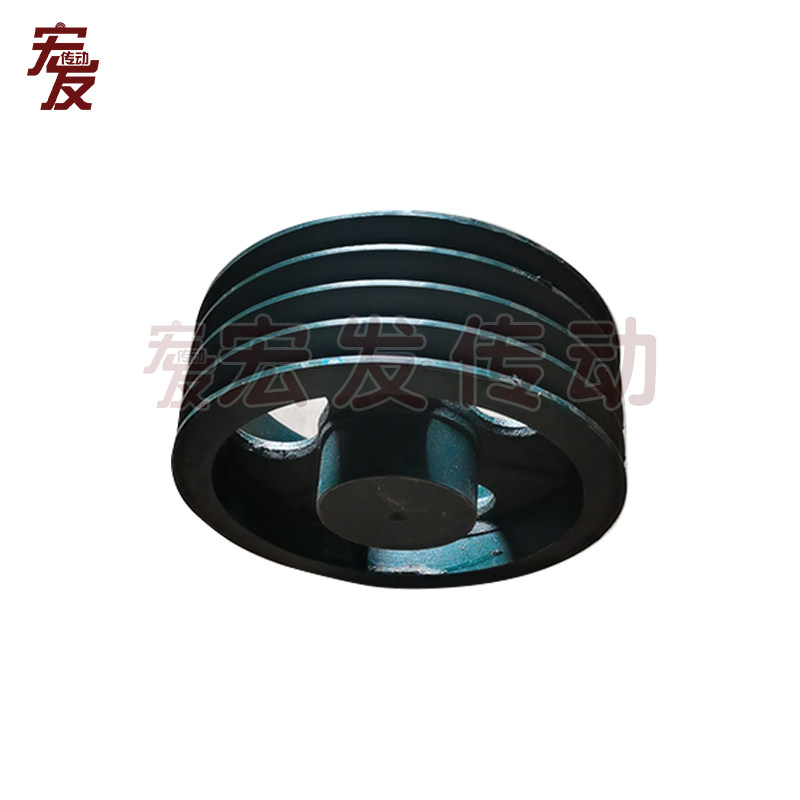 三角皮带轮 电机皮带轮 B型 四槽 yB4-200 B4-203 可加工内孔 键