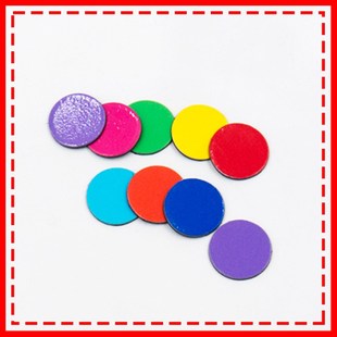 圆形冰箱磁贴圆点黑板白板教学教C具磁力贴片磁性贴纯色奖惩磁贴