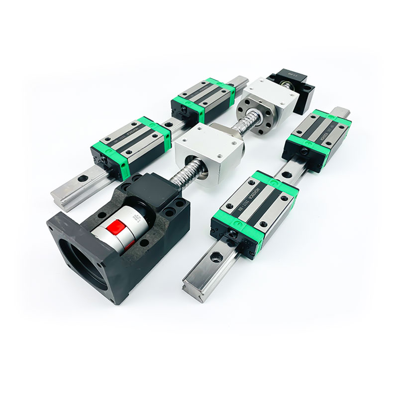 正方牙滚珠丝杆左右旋对接滚珠丝杠双向模组套组