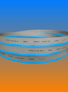 钢铁铝切割带锯机用M4o2双金属带锯条规格型号27x3505金属锯床锯