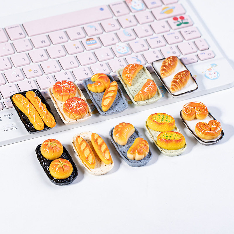 树脂diy配件 创意卡通食玩盘子自由搭配组装配件手机壳奶油胶贴片