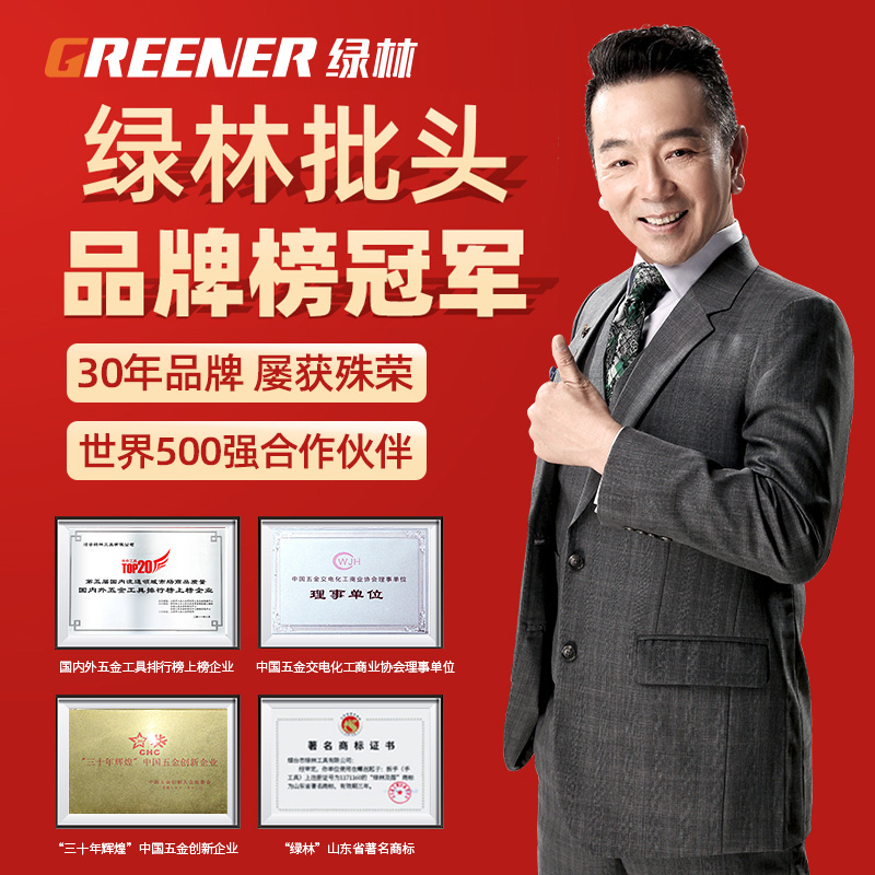 绿林批头防滑十字强磁圈电动螺丝刀六角套装高硬度披转批头手电钻