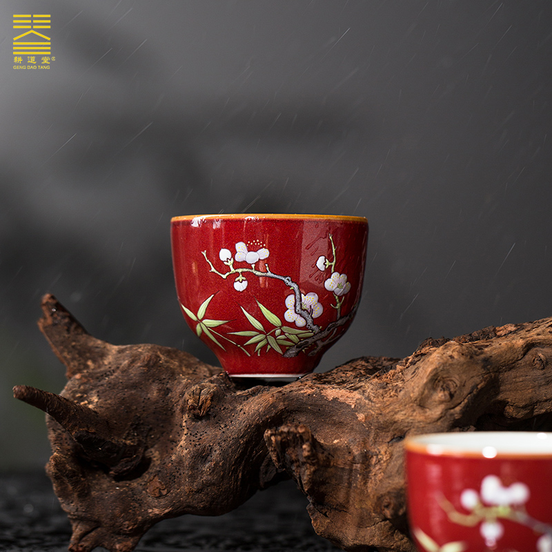 景德镇陶瓷高端茶杯主人杯