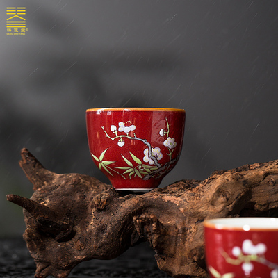 景德镇陶瓷高端茶杯主人杯