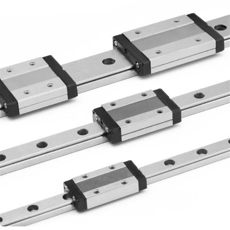 SSEB20/SSE2B20-100/160/220/280/340/400微型W直线导轨滑块线轨