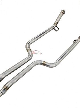 ABG W212 E400改装排气管头段 不锈钢汽车芭蕉前段跑车声浪