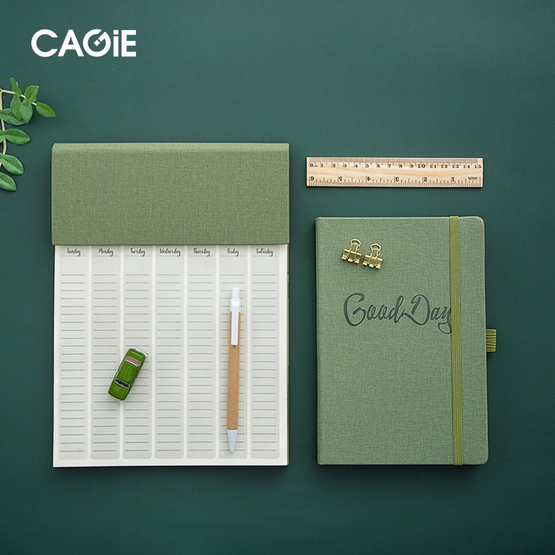 卡杰竖翻便签本便利贴组合套装创意笔记本子可撕学生用粘性强记事