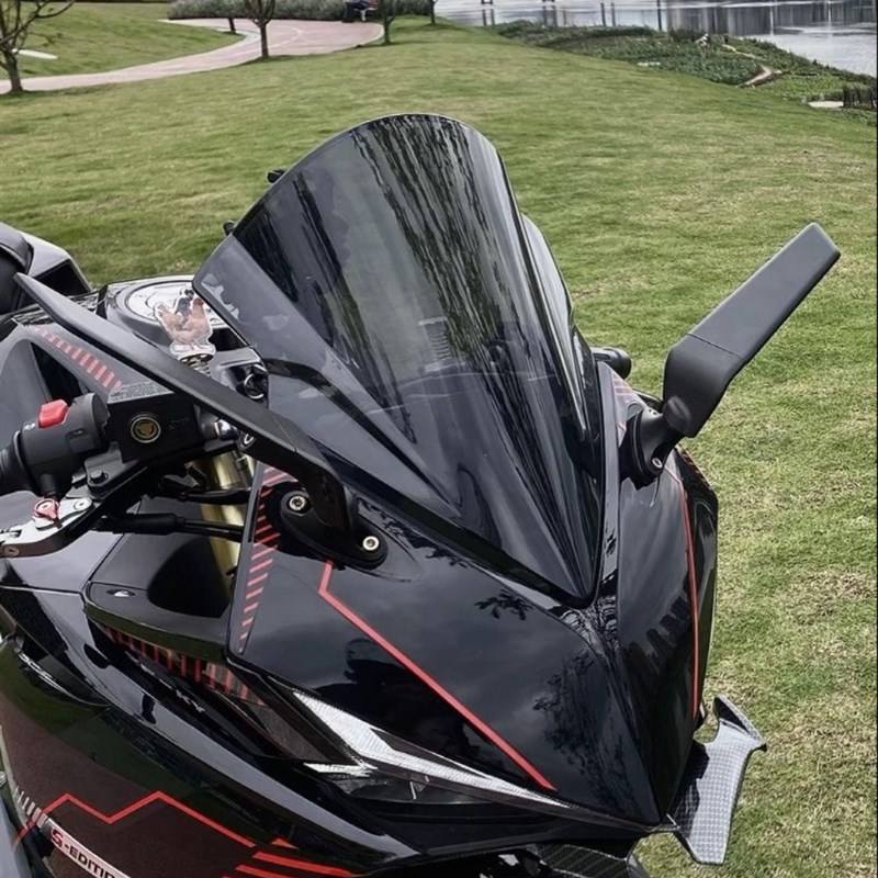 适用凯越32RR风挡改装竞技风挡摩托车加高挡风赛道竞技RRS版通用