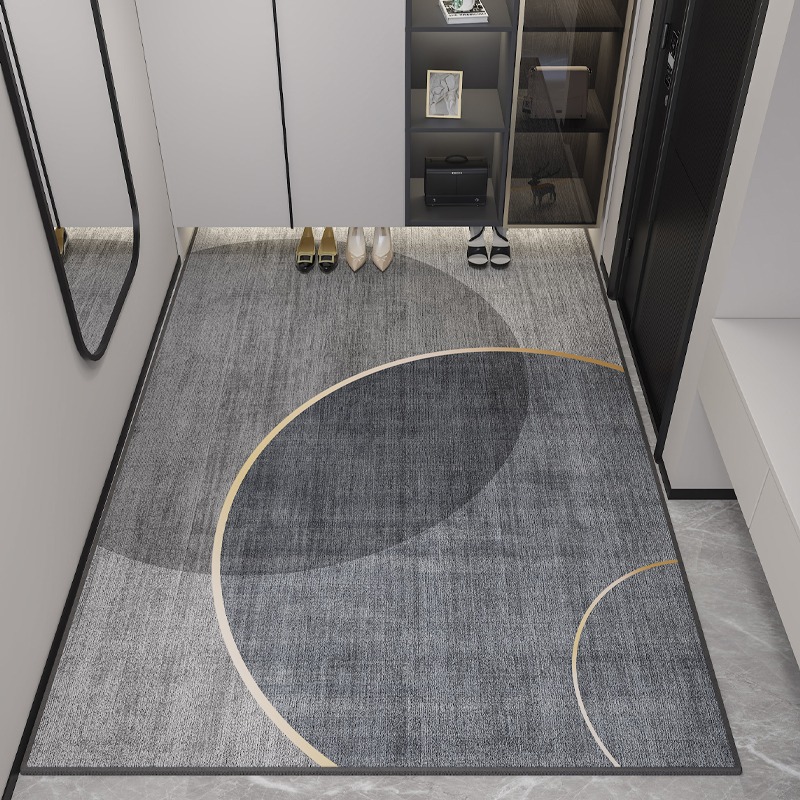地垫入户门垫简约现代轻奢高级感进门耐脏地毯玄关大门口脚垫家用