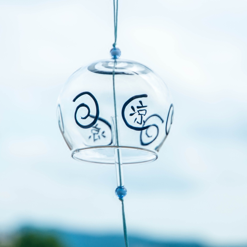 日式玻璃风铃挂饰创意家居江户和风风铃毕业挂件生日礼品多款