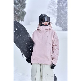 awka滑雪服女男士2025新款防水防风3L加棉滑雪上衣卫衣秋冬季