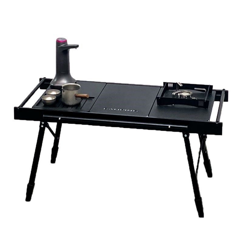 鹿犇户外igt露营桌组合装铝合金野营折叠多功能战术桌子框架配件