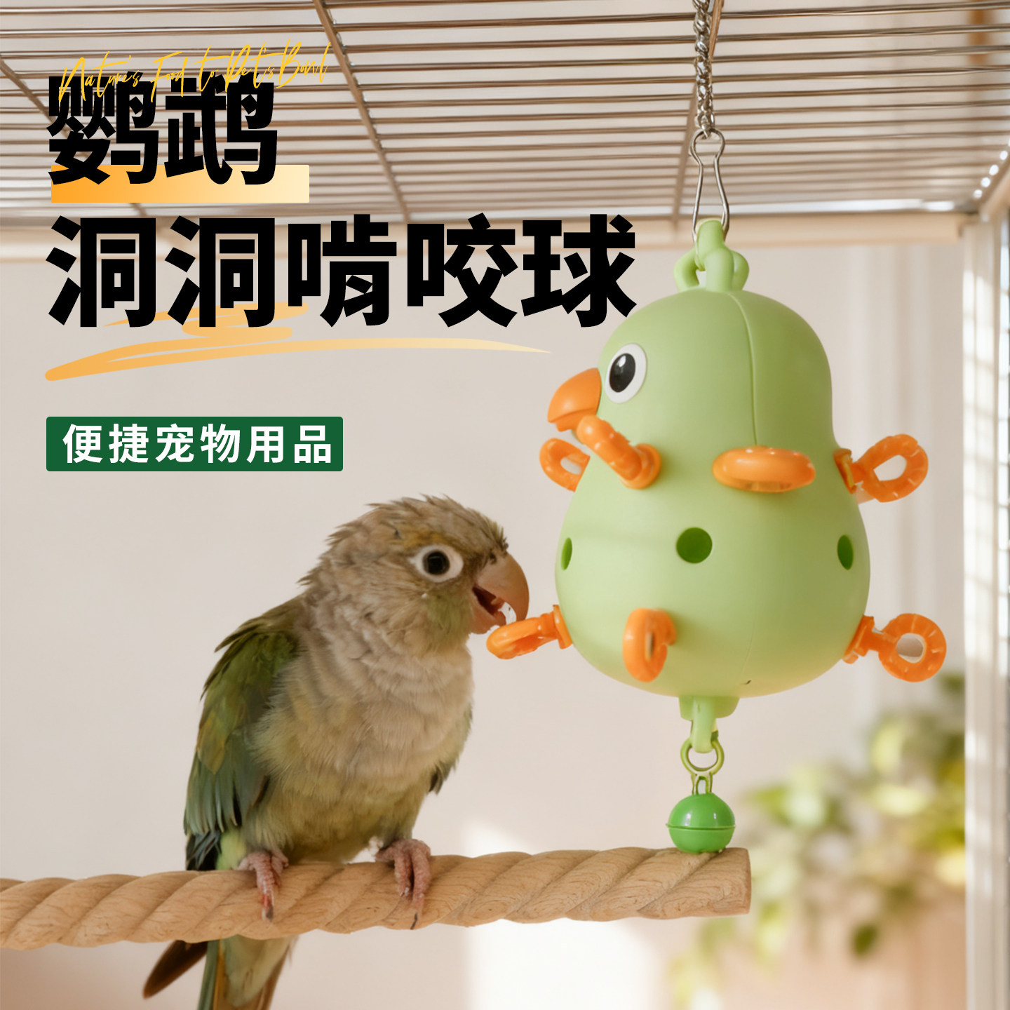 鹦鹉啃咬小鸟玩具解闷自嗨球益智玄凤虎皮牡丹小太阳专用玩具大全,宠物/宠物食品及用品,鸟玩具,淘宝优惠券,粉丝福利购,淘宝优惠卷
