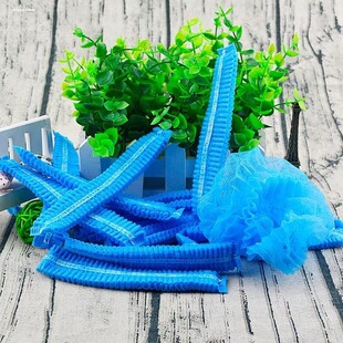 一次性帽子食品家用头套防尘无纺网帽布防掉发厨房车间防油工作帽