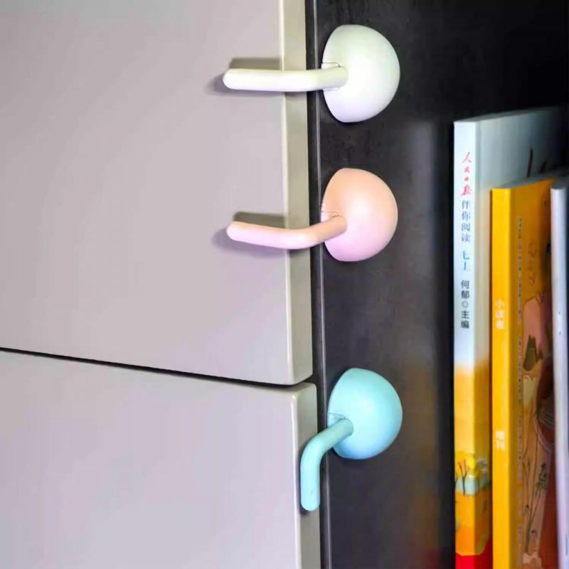 儿童安全锁防宝宝夹手抽屉锁扣婴