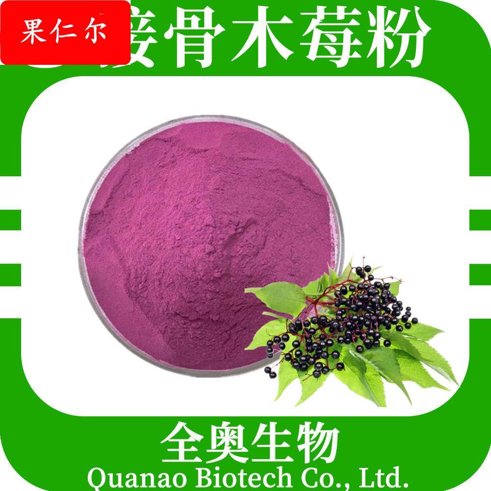 接骨木莓粉 水溶 接骨木莓果汁粉 食品原料SC全奥 接骨木莓提取物