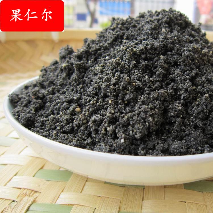 【阿静磨坊】现磨熟黑芝麻粉500 纯的 现炒现磨