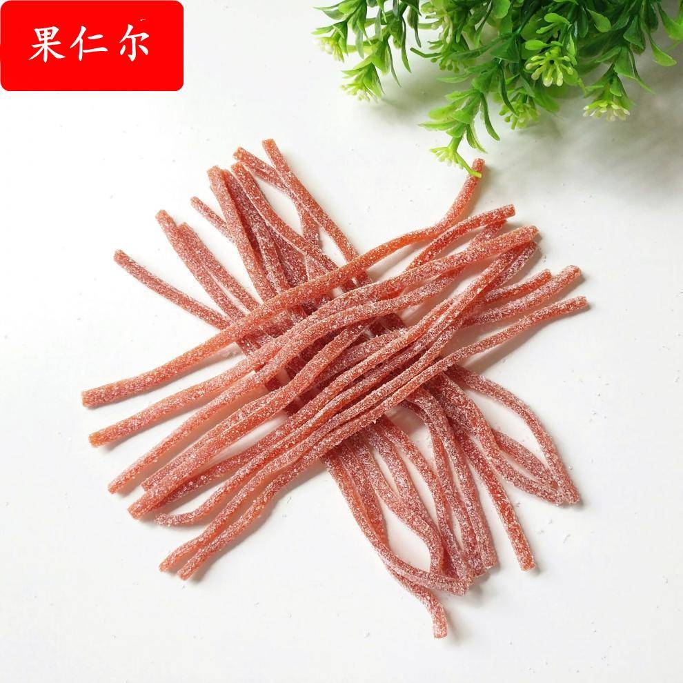 山楂丝 雪花山楂条山楂丝 酸甜休闲小零食纯手工雪粒条