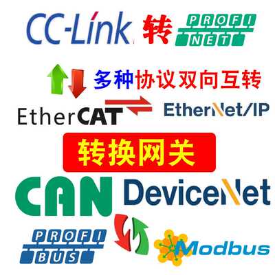 CCLINK转Profinet转ethercat网关485模块EtherNetIP/Modbus以太网