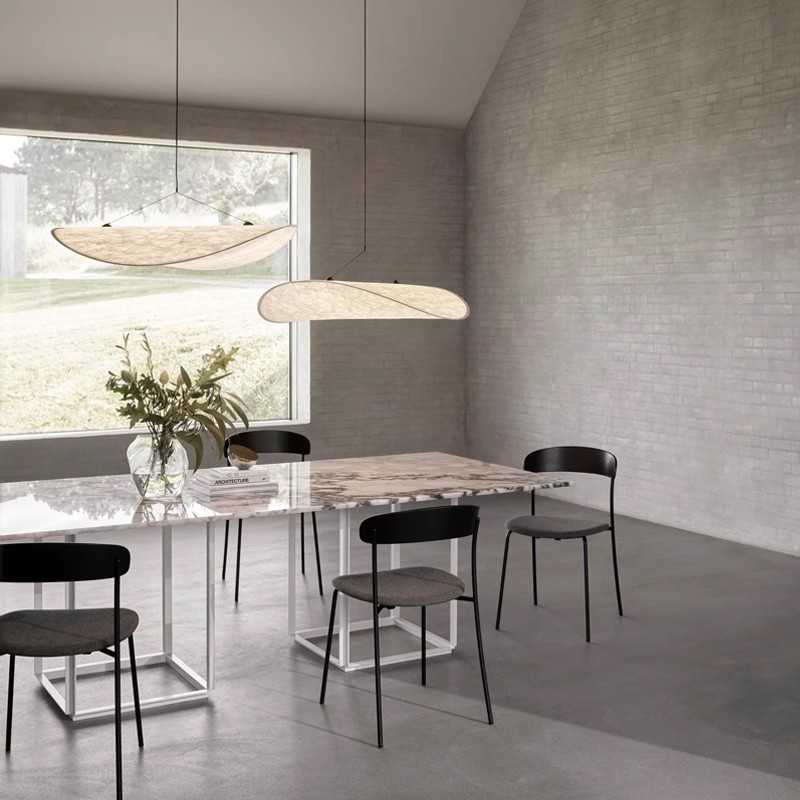 丹麦NewWorks卧室法式餐厅吊灯侘寂风书房客厅设计师款薯片云朵灯