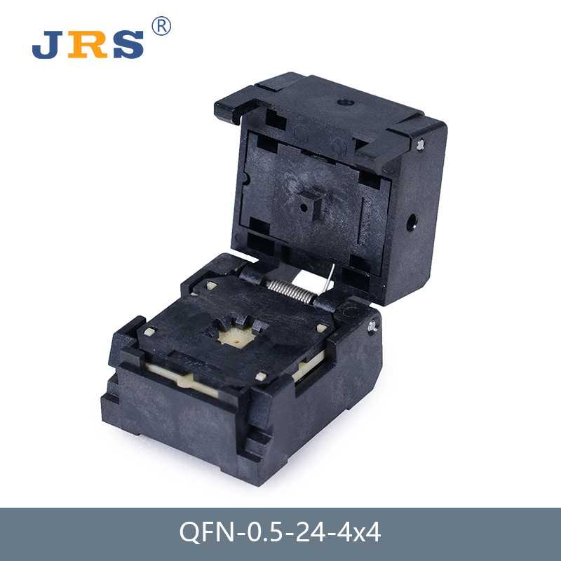 JRS QFN24 0.5mm 测试座 烧录座 老化座 IC socket 编程座 4*4mm图片
