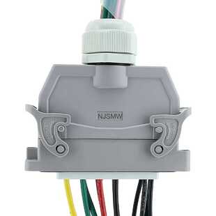 南京三门湾厂家16芯矩形航插 TTU重载连接器融合终端强电线束