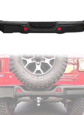 跨境适用于18-24吉普牧马人十周年后杠保险杠JL牧马人十周年后杠