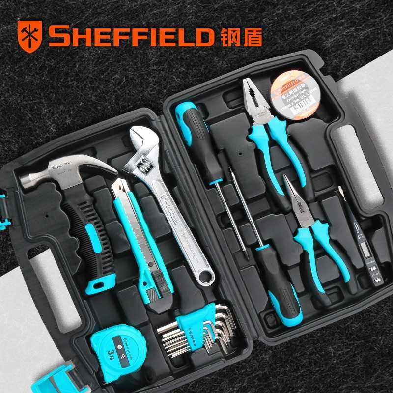 钢盾家电维修工具套装组合多功能日常家用电工维修五金大全工具箱