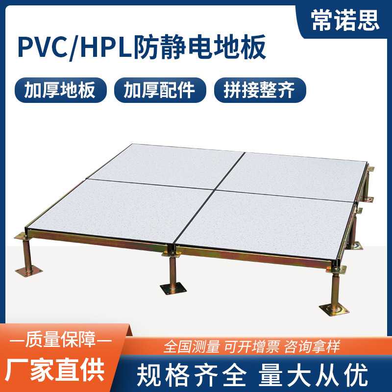 工厂 600*600pvc/HPL防静电地板全钢机房架空防静电机房地板