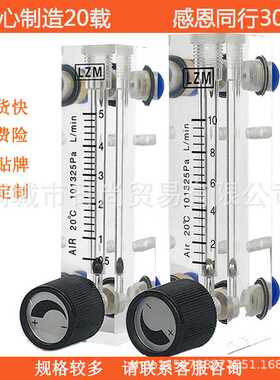 LZM-4T/6T面板液体水流量计160/250/400/500/600/1000ml/min