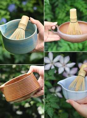 跨境 matcha tea set 多款器型釉色抹茶碗茶具套装