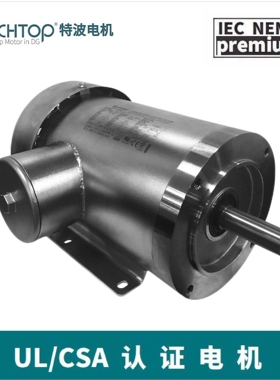 316不锈钢电机 耐腐蚀 北美UL/CSA认证 食品级IP69K IE3能效IC410