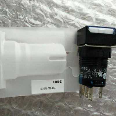 全新和泉按钮开关AL6Q-M14GC原装AL6Q-M14RC YC WC带灯自复位开关