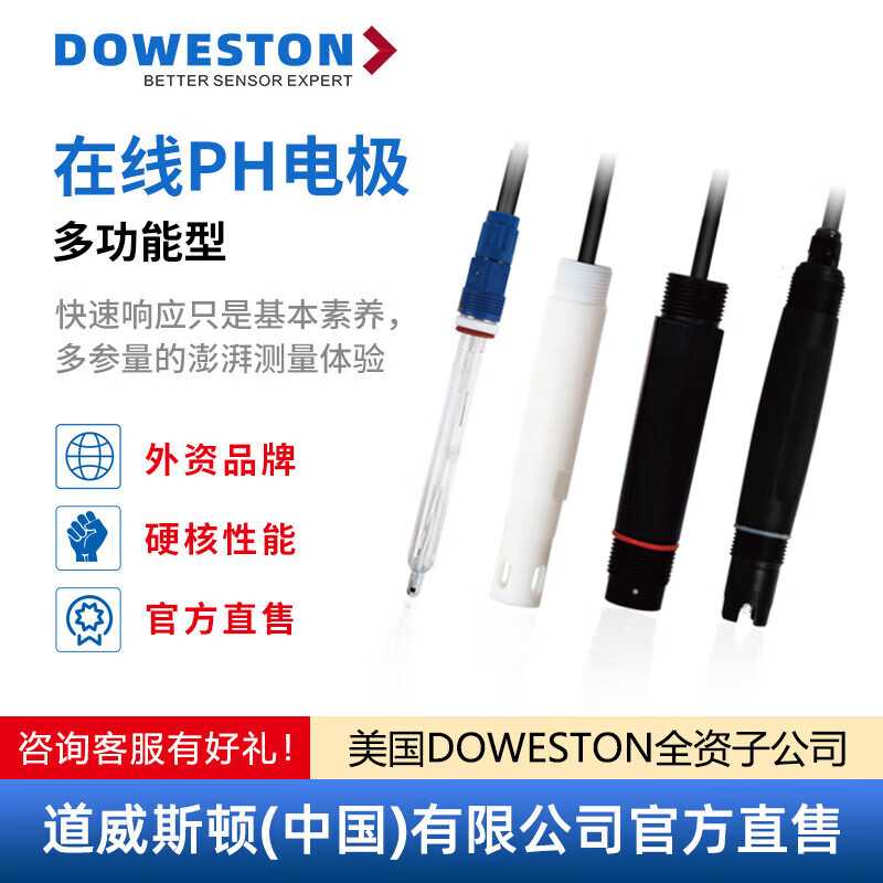 道威斯顿工业在线PH计PH控制器 PH传感器探头监测仪测试仪ORP检测