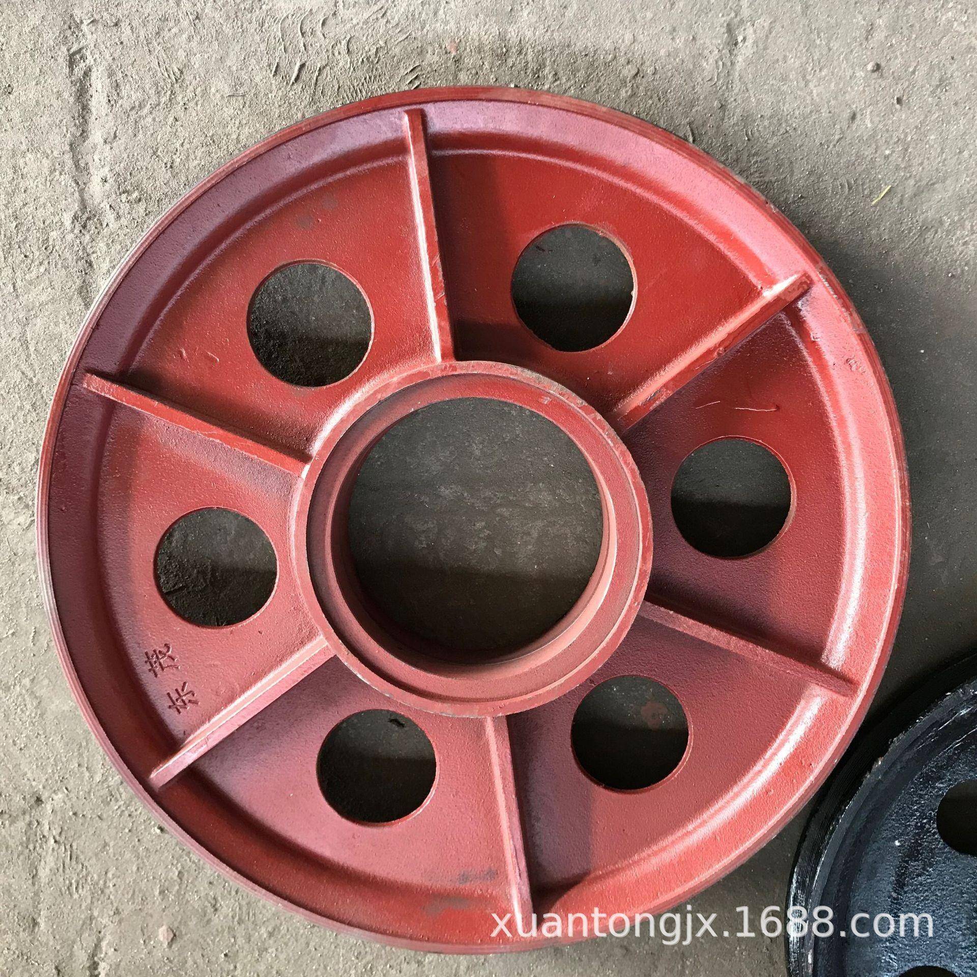 山东厂家加工销售轧制滑轮片来图纸制作尼龙滑轮组天车吊钩滑轮