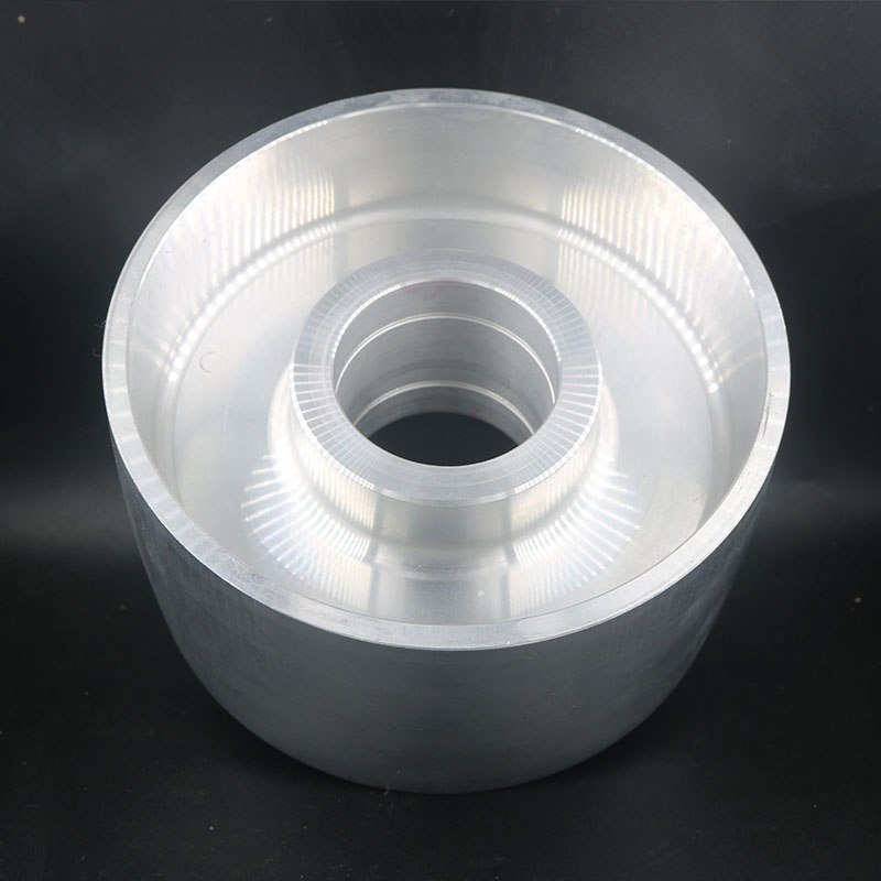 砂带机被动轮电机轮铝芯橡胶轮z全铝轮抛光机配件轮调偏轮张紧轮