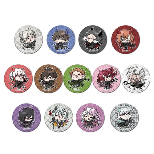 文豪野犬第5弹圆形PU皮革徽章