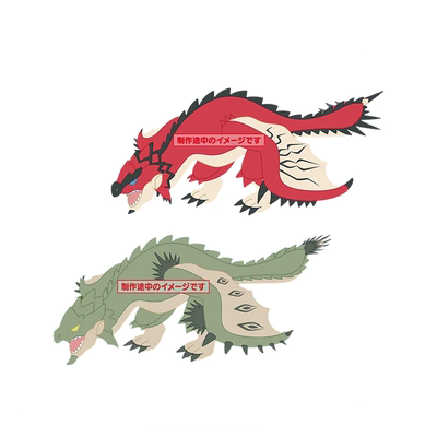 怪物猎人BIG毛绒玩偶公仔雄火龙