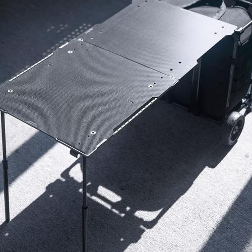 ODAM Mono合作款折叠侧板 2024战术办公桌碳纤维+铝合金折叠侧板
