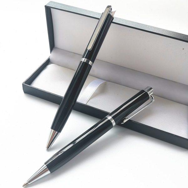 忆涵商务会议礼品笔定制LOGO 广告金属笔印字 旋转笔展会礼品包邮