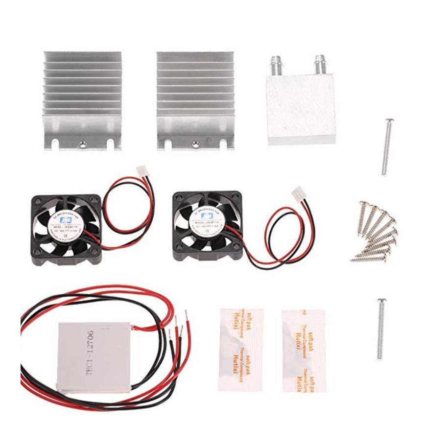 12v电子制冷器diy散热器套装 12706半导体制冷片制冷模块降温套件