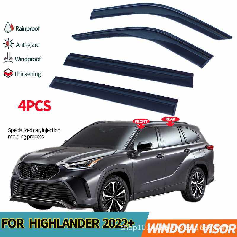 适用丰田汉兰达2022+车窗晴雨挡Toyota HIGHLAND