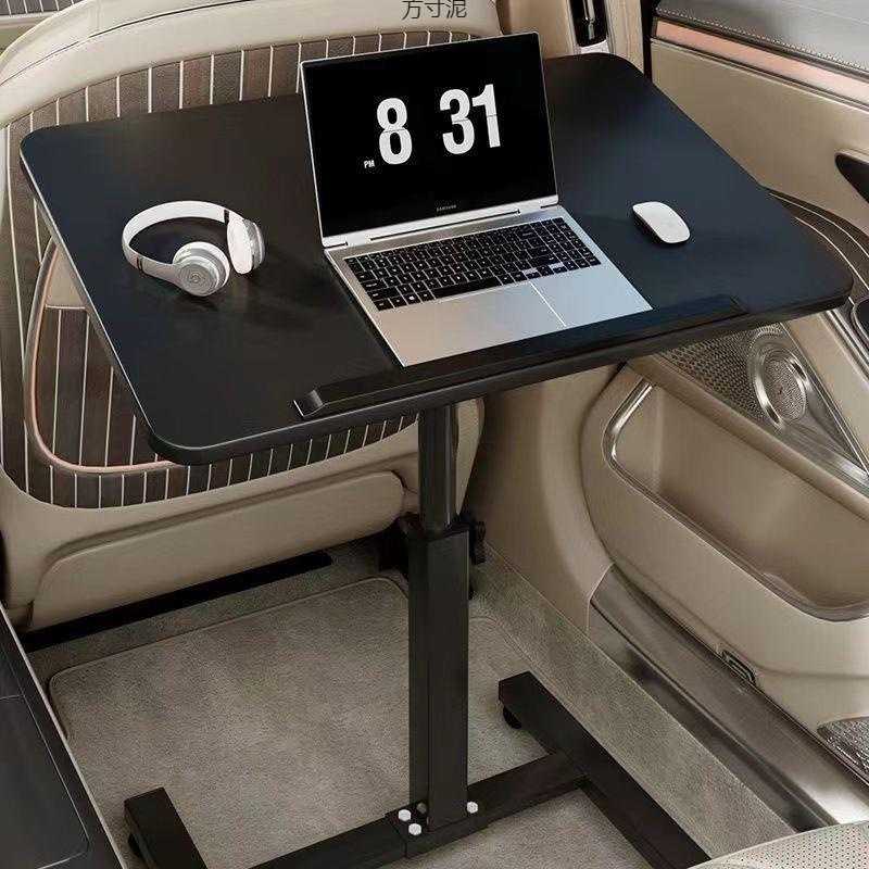 家用折叠电脑桌餐桌副驾驶后座车载桌升降旋转板学习写字桌置物架