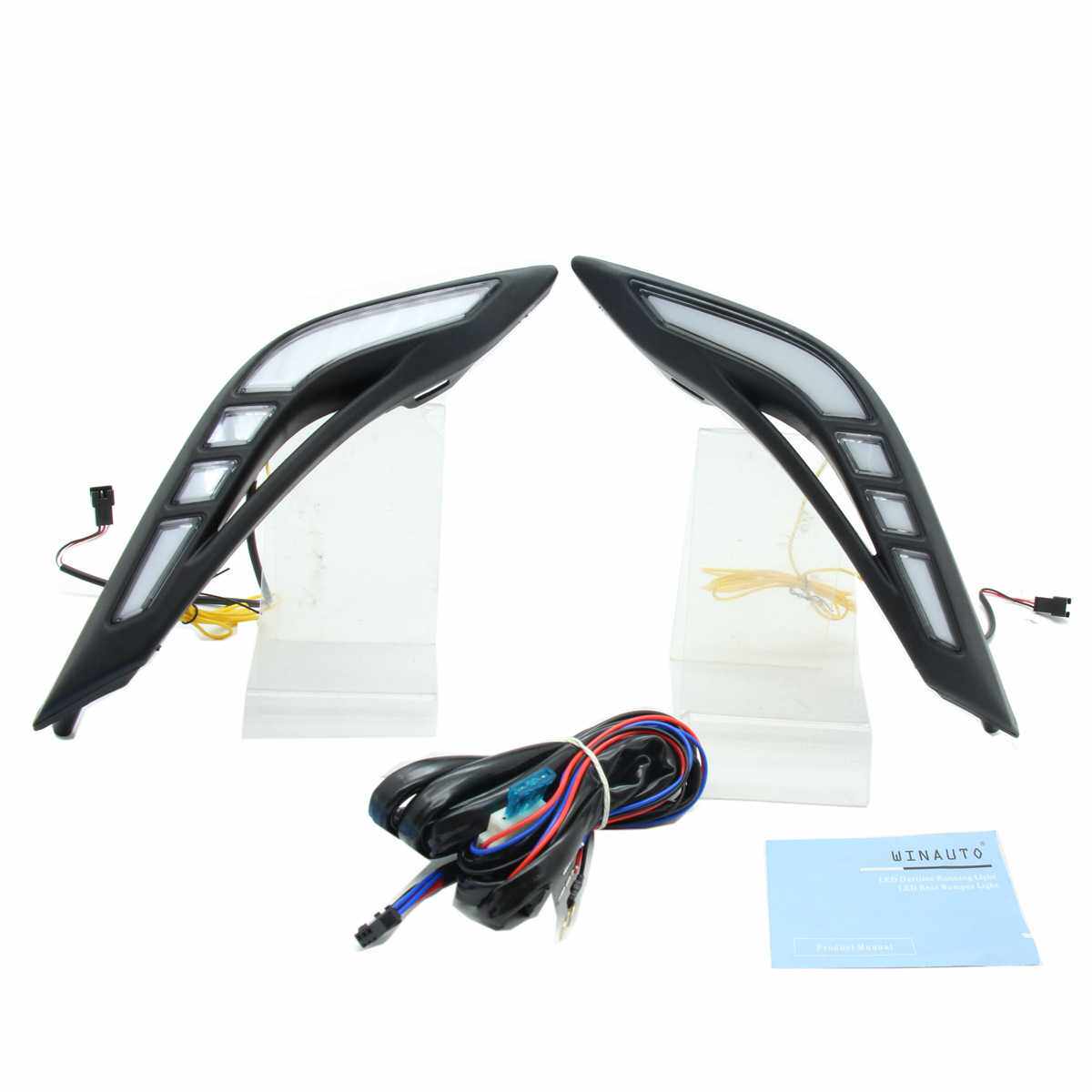 适用于型格2022带流光三色蓝光黄光改装前雾灯LED日行灯厂家直