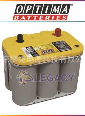 奥铁马Optima蓄电池D27F黄色顶12伏66AH AGM 干电池 800CCA