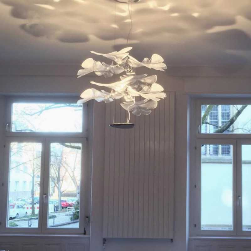 意大利artemide chlorophilia花瓣吊灯客厅卧室艺术雕花设计师灯