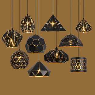 工业风吊灯铁艺复古怀旧创意餐厅餐饮饭店烧烤火锅店酒吧台装饰灯