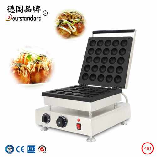25孔炸弹烧 双面加热烤饼机球形华夫饼商用电热烘培小吃设备NP481