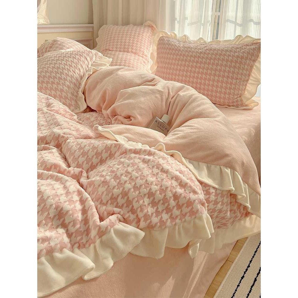 冬季公主风牛奶绒床上四件套双面加厚珊瑚绒床品法兰加绒被套床单,玩具/童车/益智/积木/模型,垂直悬浮玩具,淘宝优惠券,粉丝福利购,淘宝优惠卷