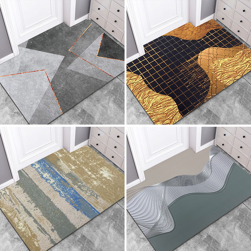 PVC 入户地垫脚垫门垫进门家用地毯现代轻奢免洗可擦门口玄关垫子